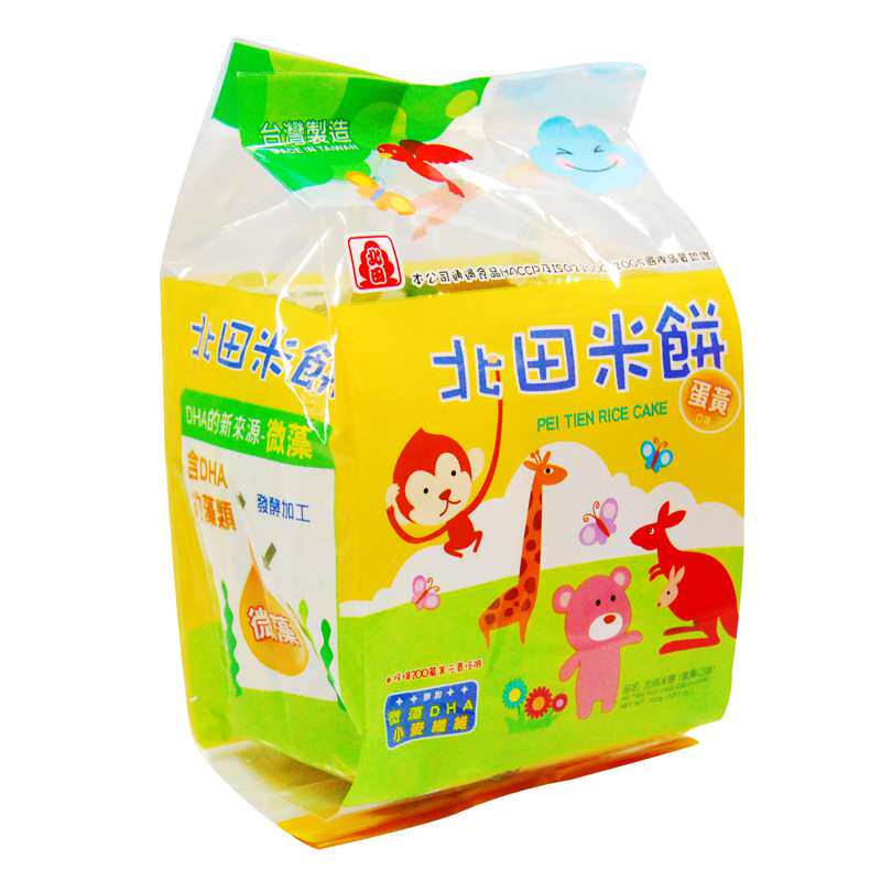 【苏宁易购】北田 米饼（蛋黄口味）100g/袋