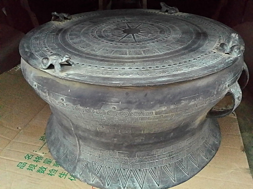Folk legend copper drum Majiang frog drum 48-50 cm copper drum Guizhou copper drum Guangxi copper drum manufacturer