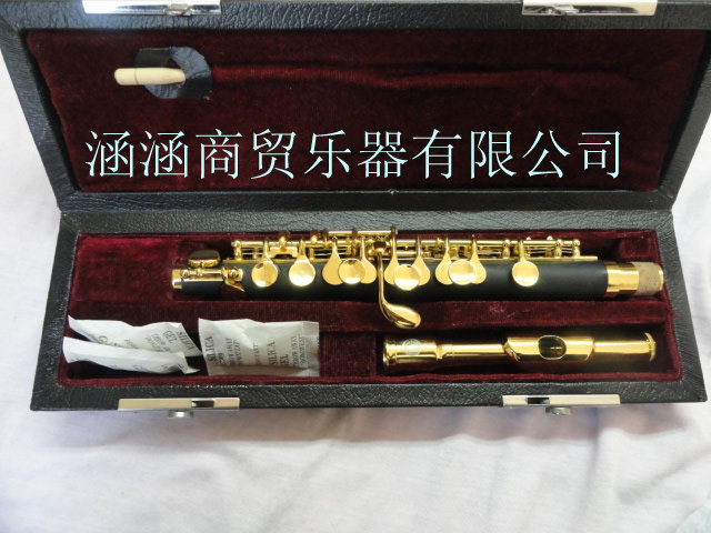 Sale of mandolin Renault rubber wood body metal head short flute surface gold plated