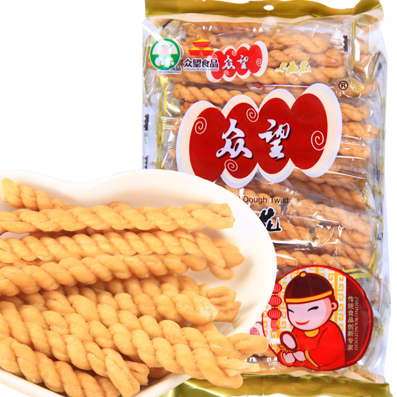 【天猫超市】众望芝麻甜味小麻花250g/袋 麻花 小麻花 糕点 零食