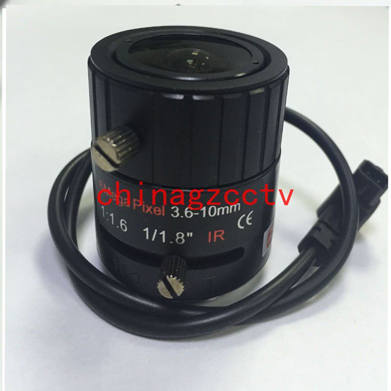 6 MPM monitor lens 3 6-10mm HD camera lens 1 8 target surface manual zoom lens