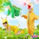 Giáng sinh Trẻ em Hoạt hình Động vật Quần áo Hiệu suất Sân khấu Trang phục Biểu diễn Khủng long Trang phục Rồng Trung Quốc