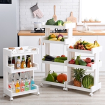Export quality kitchen multi-layer shelf pulley floor vegetable storage rack storage basket storage rack vegetable shelf