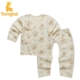 Tongtai trẻ em mới quần áo trẻ sơ sinh kimono trẻ sơ sinh cotton quần áo mùa thu và bộ đồ lót mùa thu - Quần áo lót bộ đồ giữ nhiệt cho bé Quần áo lót