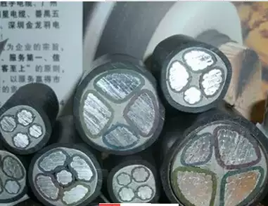 Wire and cable aluminum core cable VLV22 with armor VLV3*95 2*50 square national standard aluminum core wire