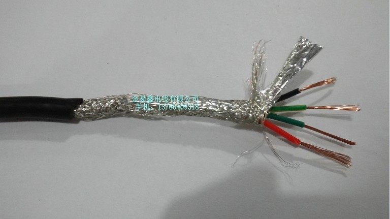 4 Core national standard shielding line RVVP4 * 0 15 15 2 0 0 0 3 75 5 0 signal control wire jacket line