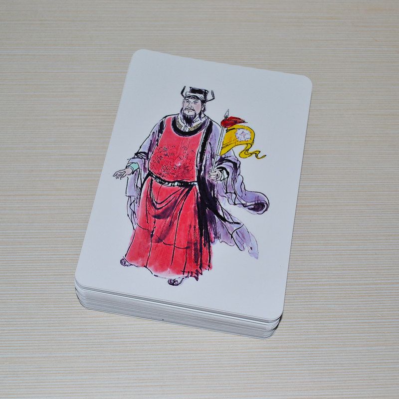 Water Margin character flash card 0 to 6 year old baby literate four famous Duman early teaching story book hot sell