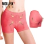 Mollifix hip quần đồ lót quần đồ lót liền mạch xà cạp hip quần an toàn đôi mỏng thắt lưng hình quần đồ lót nữ