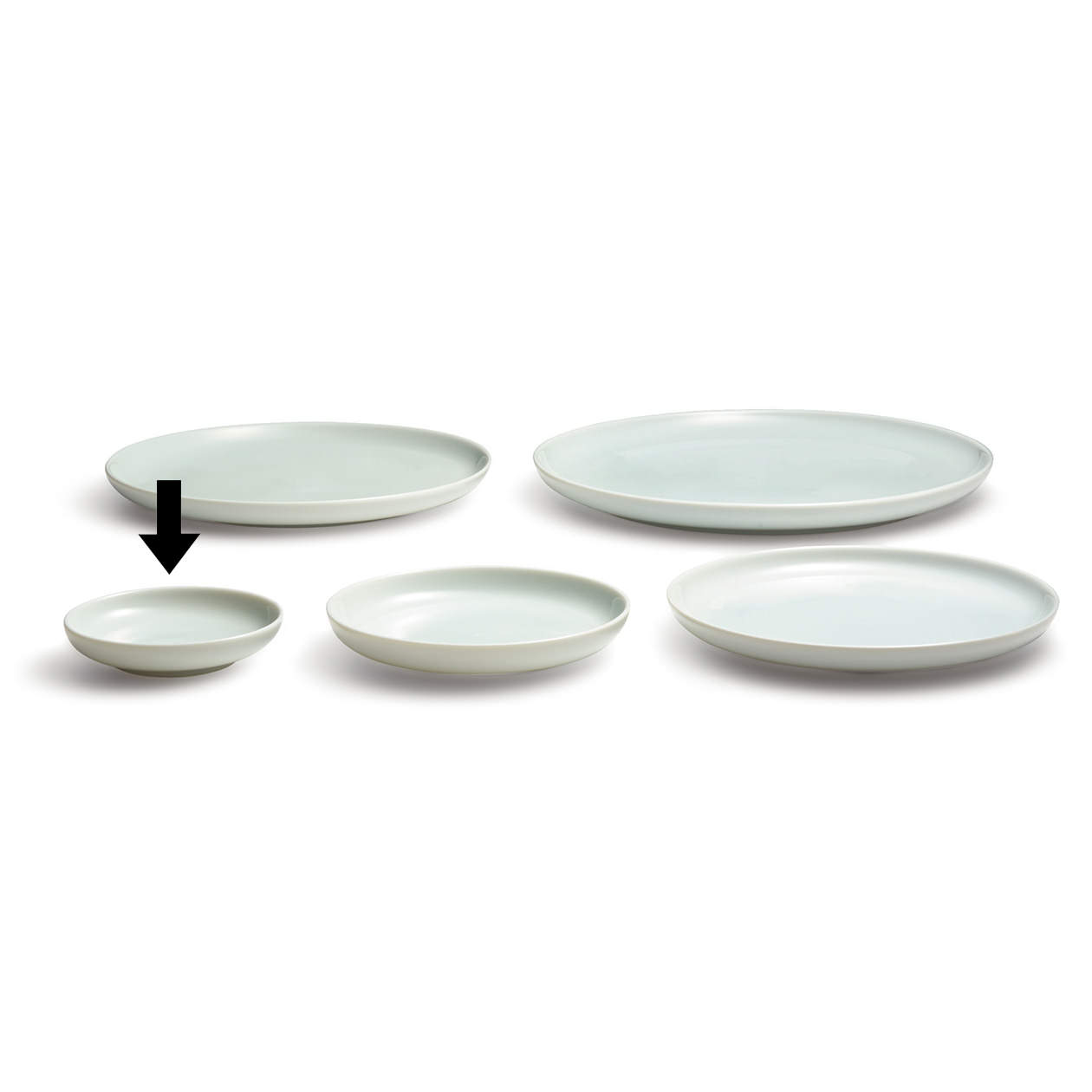 无印良品 MUJI 青白瓷_圆碟
