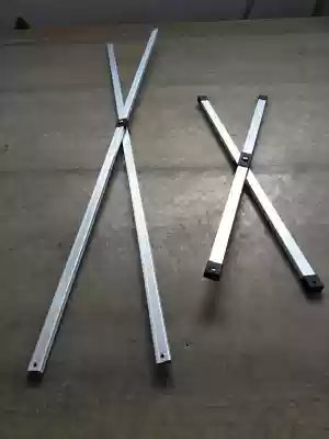 Value sale outdoor folding tent aluminum alloy bracket accessories cross tube telescopic awning support telescopic rod awning