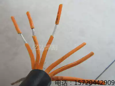 Control line two welding gas welding machine wire feeder 6 core 7 connection wire feeder 9 six core seven core nine core power cord