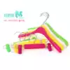 Children's clothing plastic non-slip hanger Children's color ABS hanger Children's clothing store clothes clothes hang pants clip batch