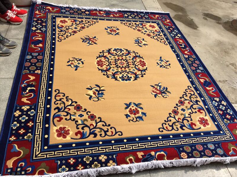 New Product  Tibetan-Style Carpet, Floor Mat, Living Room Rug, Distinctive Chinese Classical Qingming Style, Size Can Be Chosen