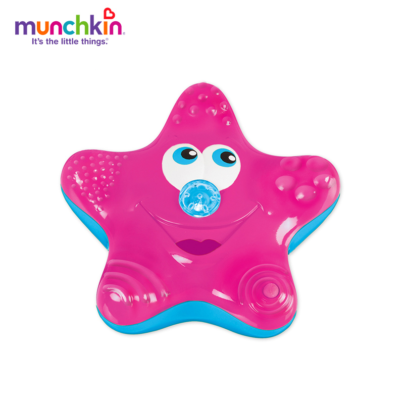 【预售】Munchkin满趣健喷泉小海星宝宝洗预售澡戏水喷水泡泡浴