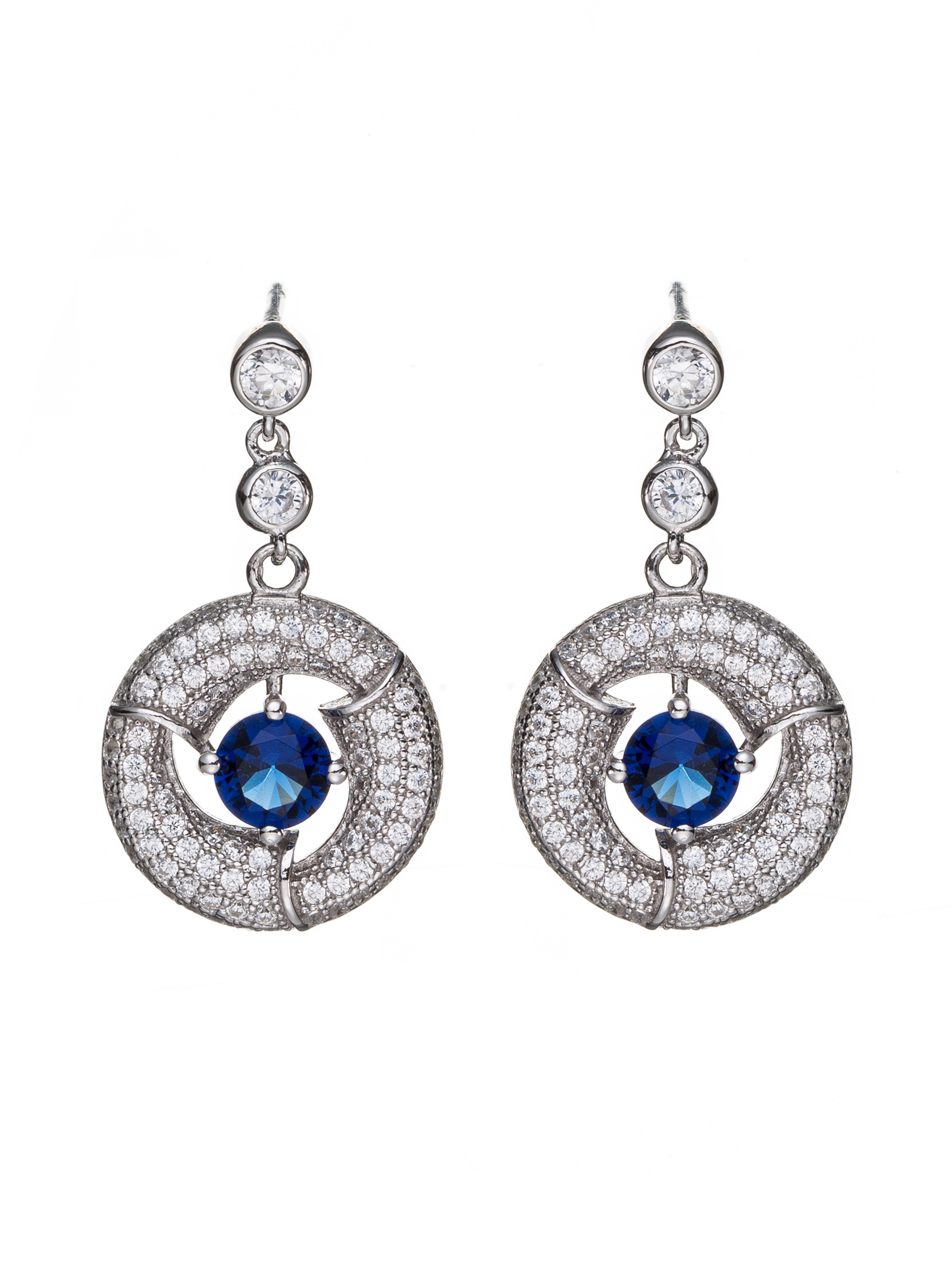 viva 自由韵律系列梦幻万花筒18K镀金耳环