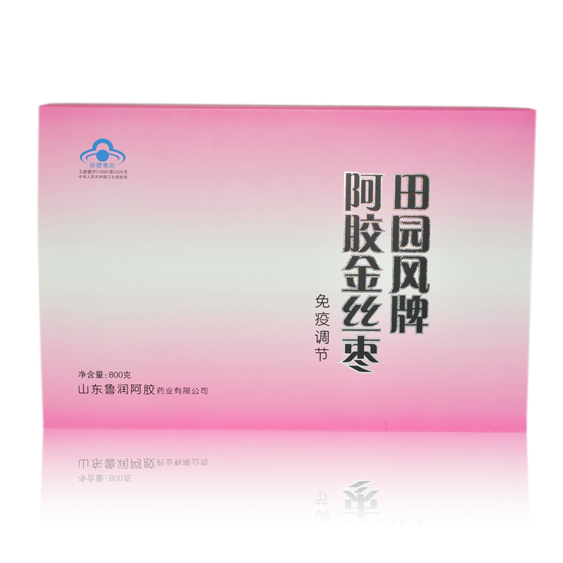 田园风牌阿胶金丝枣 100g/袋*2/小盒*4/盒