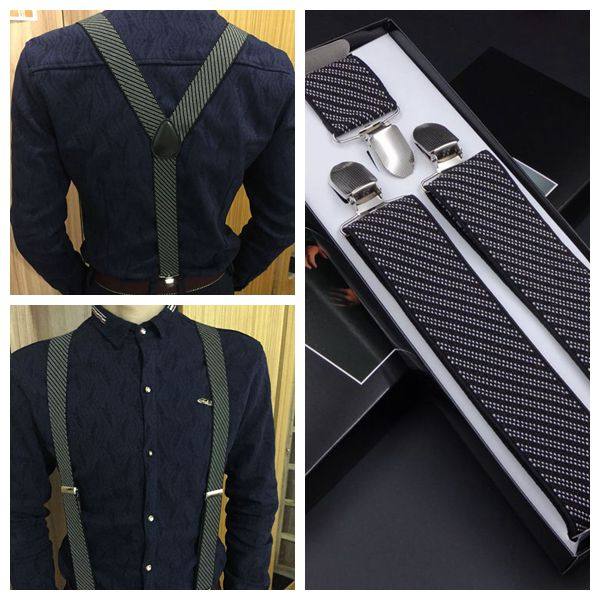 Men's baby holding bag Inlan retro canvas Business belt Western suit Western pants sling clip tightness holding baby bag black