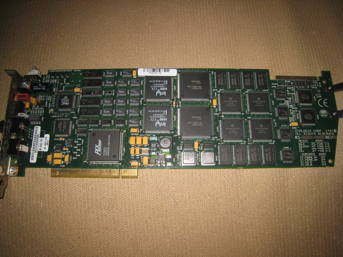 DIALOGIC D 300PCI-E1-75 H 30 Voice Card Digital Relay Card In Stock