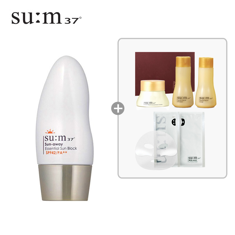 韩国LG直邮su:m37/呼吸 隔阳精华防晒霜 50ml SPF42+/PA+++