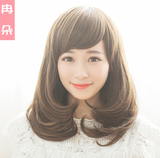 冉朵假发短发蓬松女帅气bobo 时尚短假发梨花头 短卷发蘑菇头