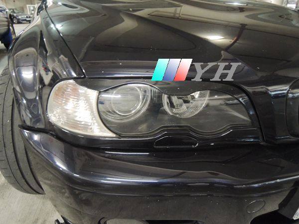 Suitable for carbon fiber BMW 03-05 year 3 series E46 330i 325i 323i 318i 2 door late lamp eyebrow