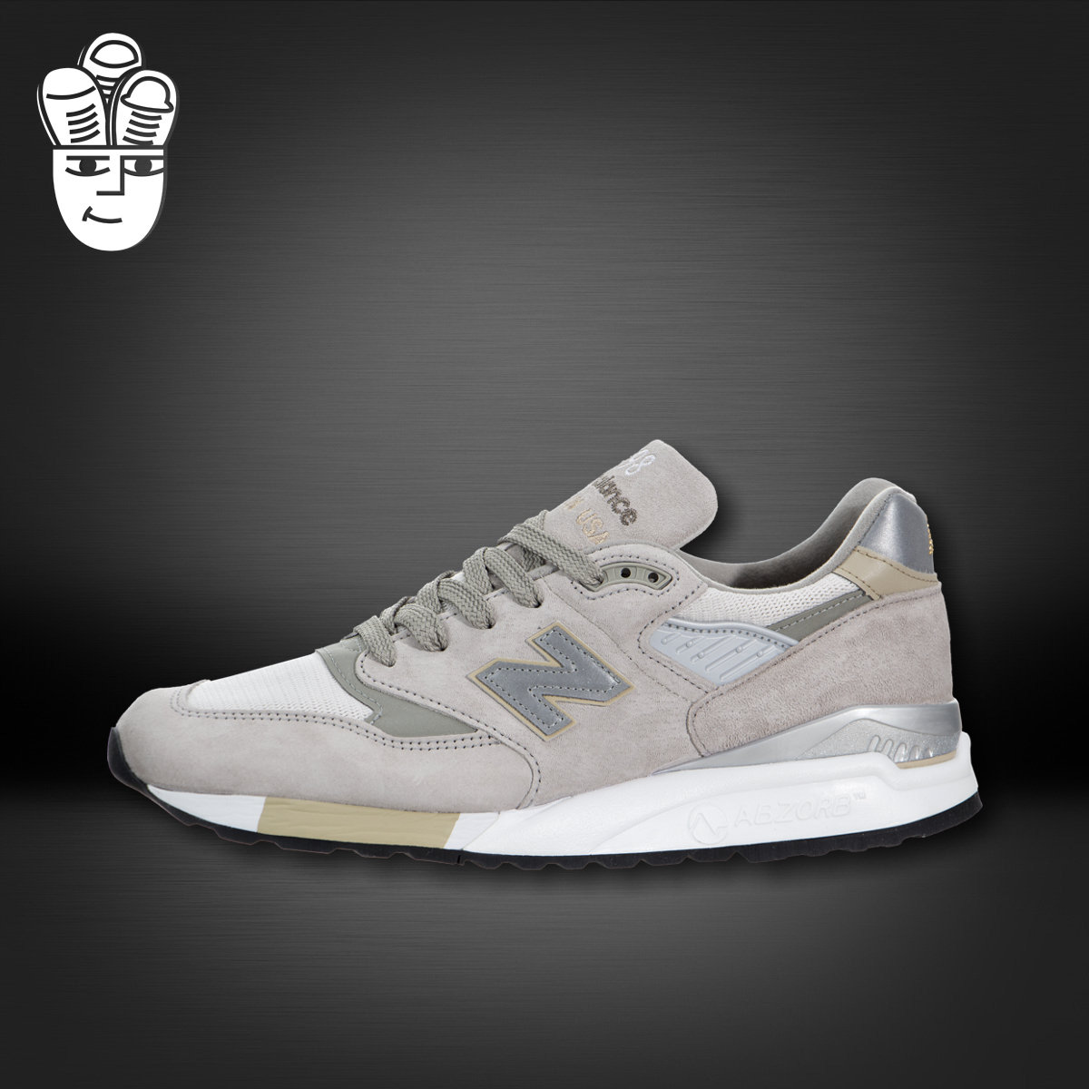 New Balance 998 美产限量 男子复古跑鞋 总统慢跑鞋 运动休闲鞋