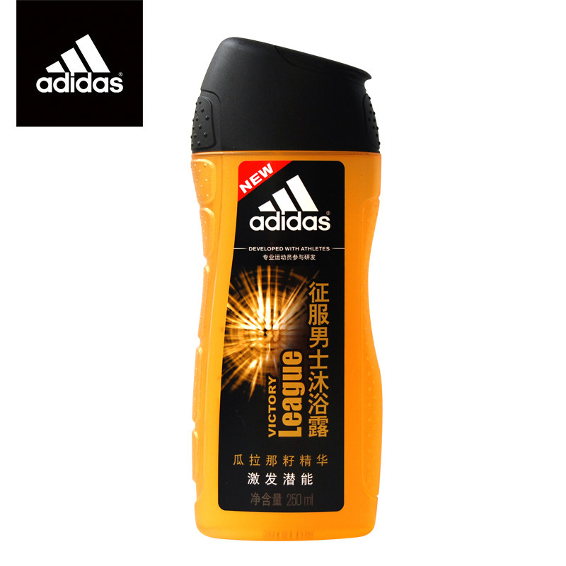 【天猫超市】阿迪达斯男士沐浴露征服250ml肌肤活力倍增不含皂质