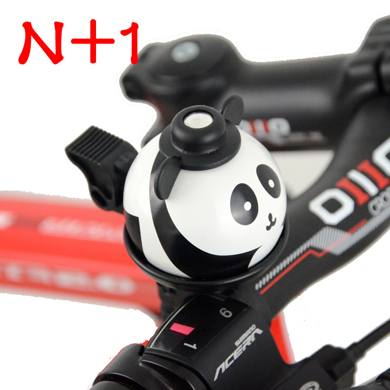 Taiwan N 1 panda bell, bicycle cartoon bell, golden rat children's bell, super cute, crisp sound