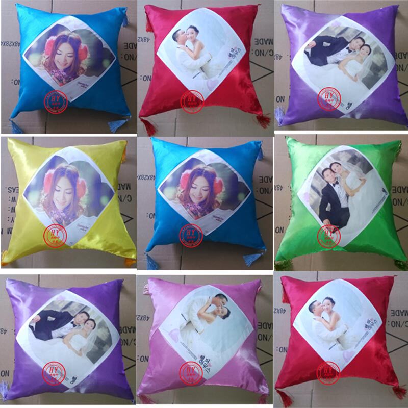 Thermal Transfer Consumables Custom Clasping Pillow Blank Colored With Spike Pillow Custom Pillowcase DIY Hug Customize without core