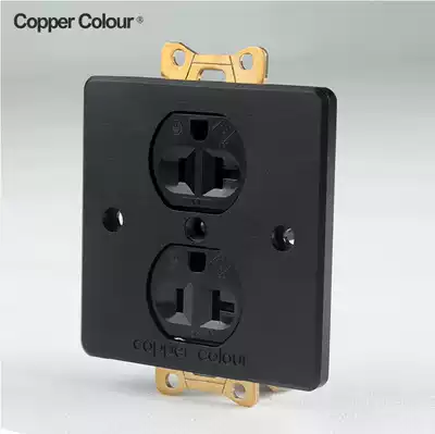 Copper Color EX126HE BE Fever-grade silver-plated gold-plated American socket Wall plug