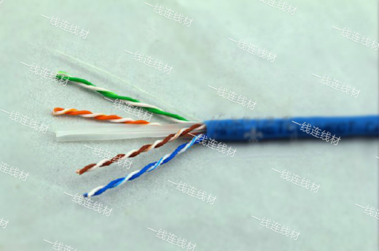 Manufacturer Direct Sale Anpu Yang Bo one thousand trillion Net Route Six Twisted Pair 0-56 Oxygen-free Copper Standard Engineering Network Route