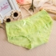Qianlihua 10 hộp quà cotton tam giác đồ lót phụ nữ eo thấp cotton kích thước lớn tóm tắt tuần đồ lót phụ nữ