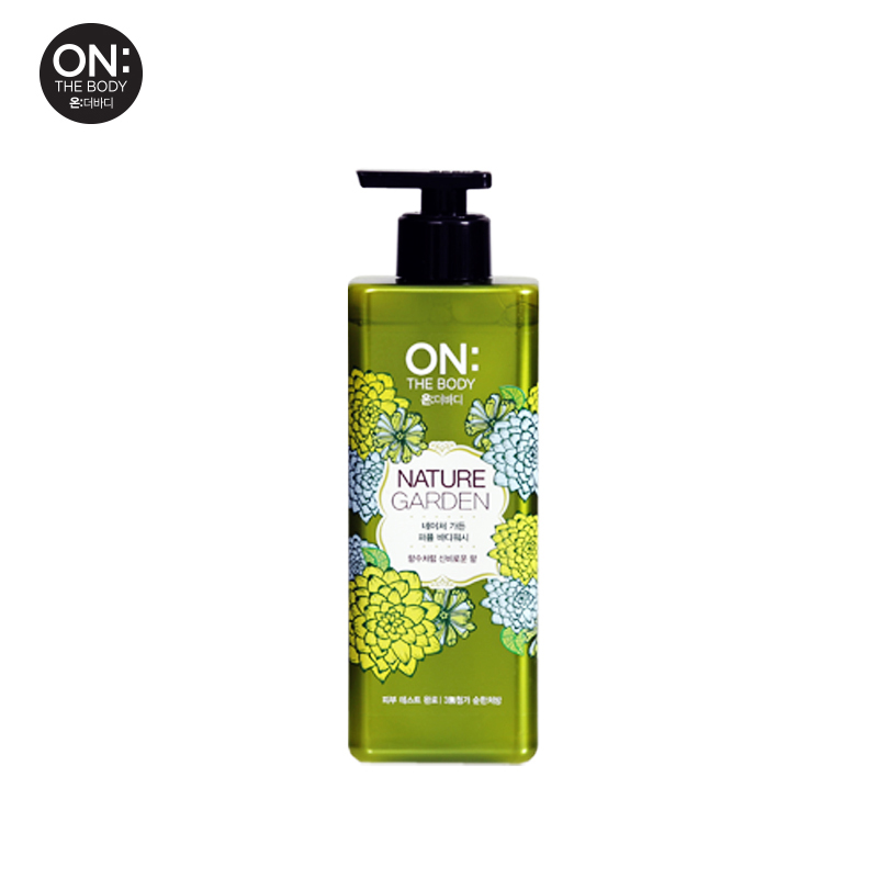 韩国LG正品 ON THE BODY 自然花园 香水沐浴露 900ml