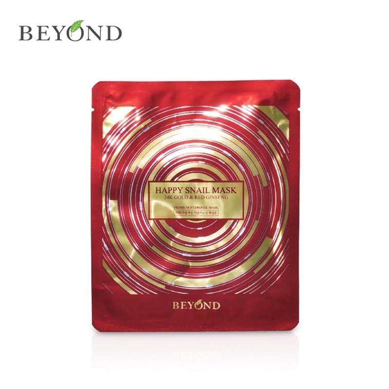 韩国LG直邮BEYOND/碧雅德 幸福的蜗牛面膜 24K黄金&红参 28g*5片