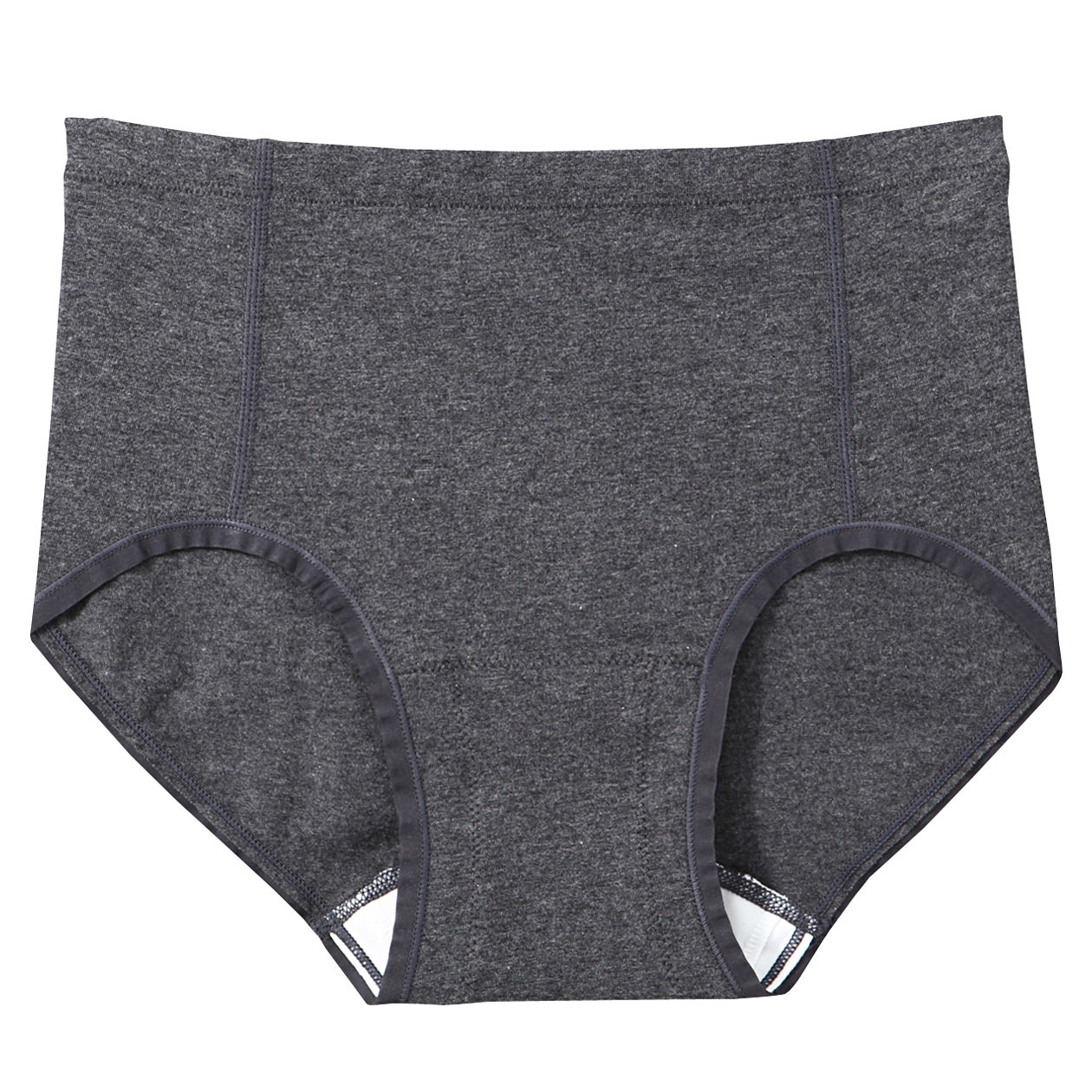 无印良品MUJI 女式 棉混弹力高腰生理短裤