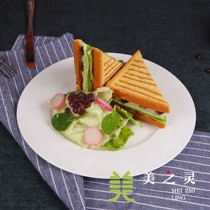 Spirit of beauty custom simulation food model Man coffee fake dish decoration simulation cranberry chicken sandwich