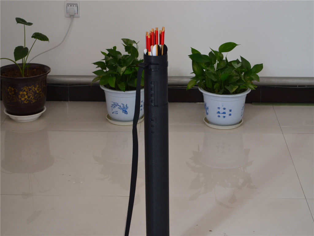 Archery Supplies Leather leather cylinder Painted Cylinder ARROW CYLINDER RETRACTABLE WITH CARD SLOT LID ARROW POT ECONOMY AESTHETICALLY PLEASING