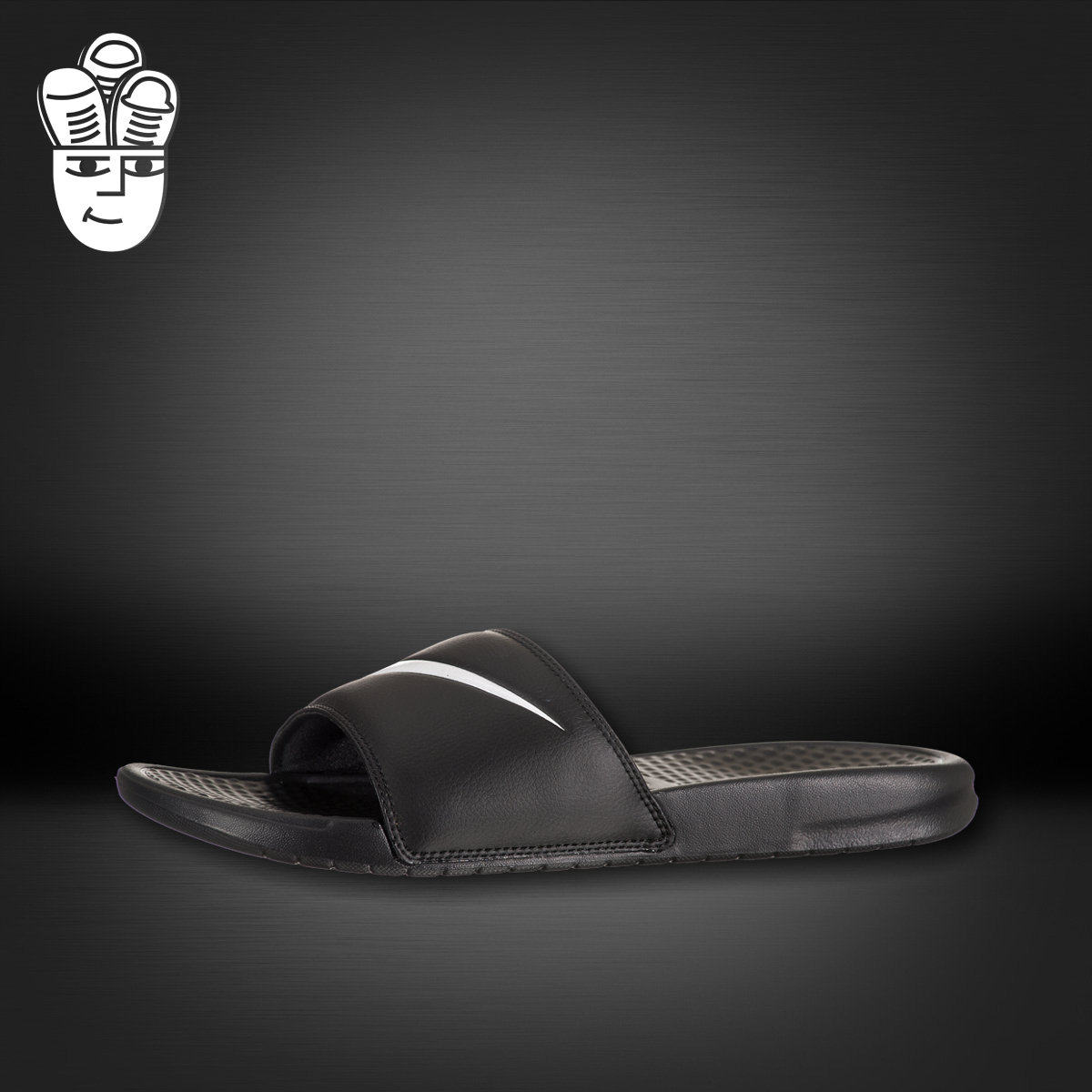 耐克 Nike Benassi Swoosh男子运动沙滩鞋 时尚拖鞋