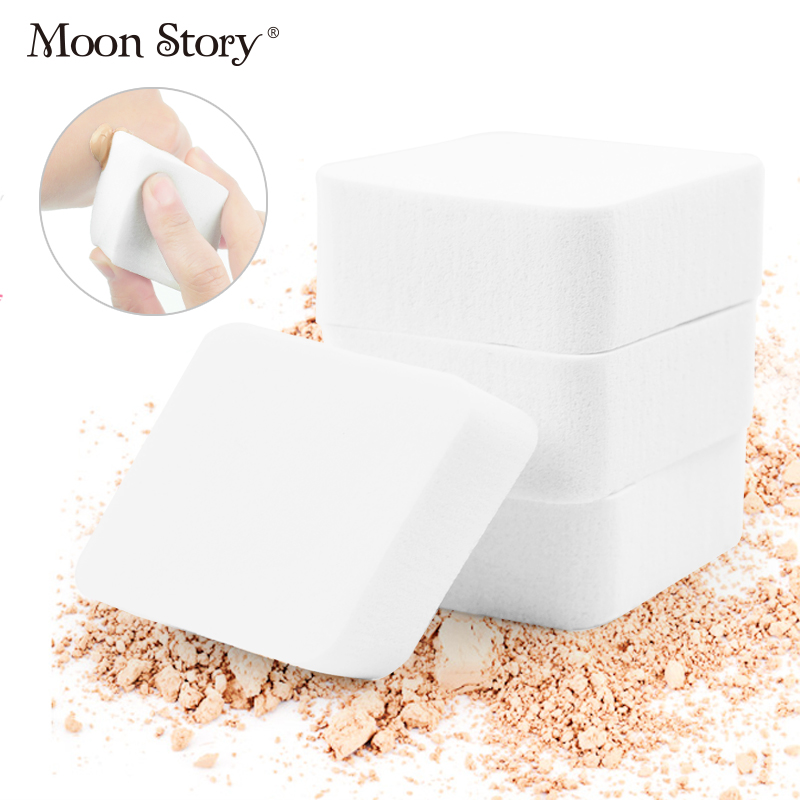 Moonstory/萌黛儿乳胶海绵化妆粉扑 柔软细腻上妆 菱形四片装