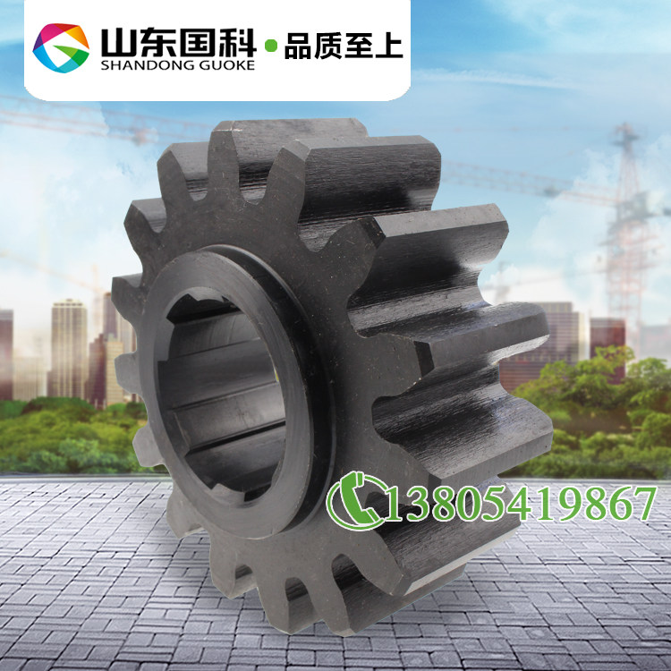 Construction elevator accessories elevator drive gear 15 tooth thickness 45 axis height L = 50 construction elevator accessories climbing teeth
