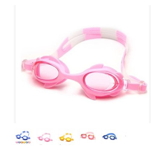 Waterproof anti-fog transparent male and female children swimming goggles upscale cartoon small fish crab swimming goggles