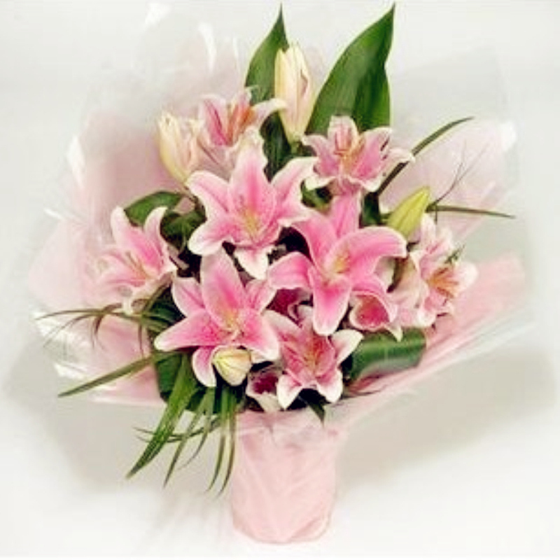 常德益阳江都香水百合花束邵阳同城鲜花速递朋友同事婚庆婚礼送花