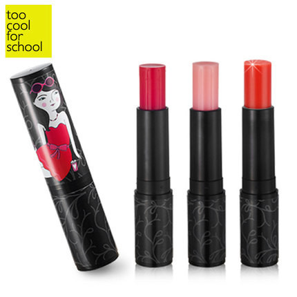 韩国正品 too cool for school 滋润保湿防晒润唇膏 口红SPF13