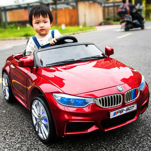 Электрический электромобиль, четырехколесный автомобиль для младенца, детская качалка, коляска с сидением, детский транспорт, игрушка, дистанционное управление