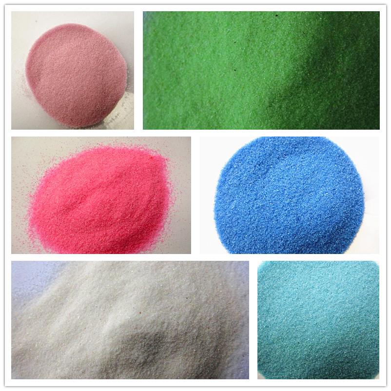 Color Sand Micro Landscape Children Handmade Sand Painting Micro Landscape Eco Bottle Blue Sand White Sand Yellow Sand Flowing Water Lake Fabrication