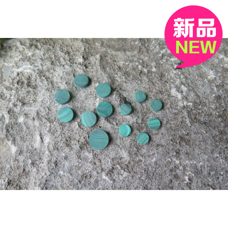 Clear Emblem Jacchord New Products Recommend Natural Peacock Stone Guqin Emblems Thickness 2 mm left and right The violin emblems