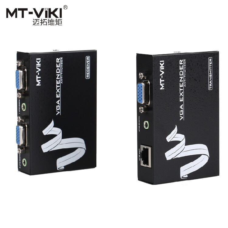 100 m VGA audio and video signal extender transfer network route UTP extender Maituwei moment MT-100T