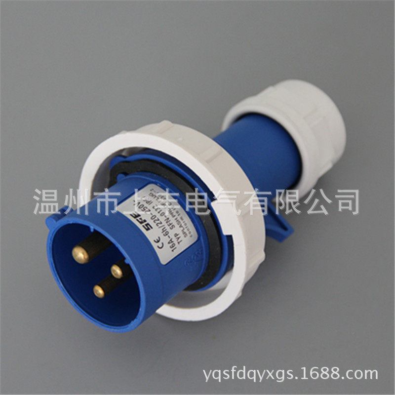 SFE Wenzhou Shanghai Feng IP67 32A 3P second-generation connector socket removable SFN-0232