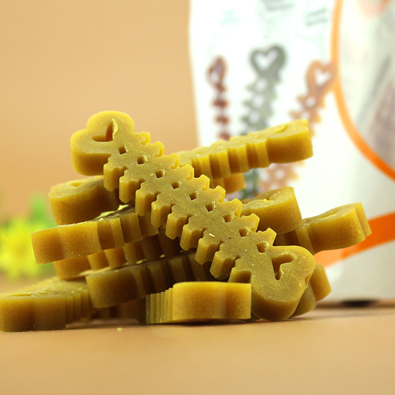 宠飞扬奶酪味 狗狗磨牙棒磨牙骨宠物零食狗狗除臭营养骨10支包邮