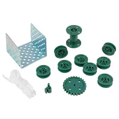 Winch pulley set